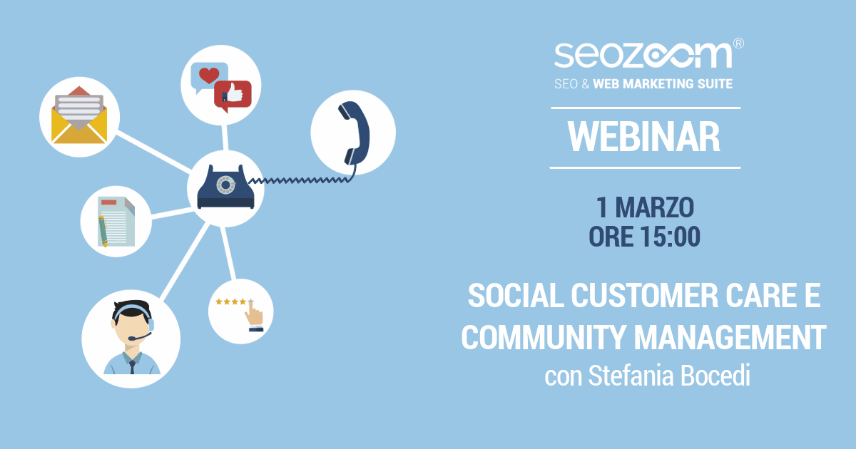 Webinar: Social customer care e Community management